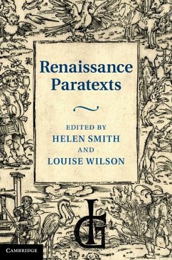 Renaissance Paratexts (eBook, ePUB) Cover Renaissance Paratexts (eBook, ePUB)