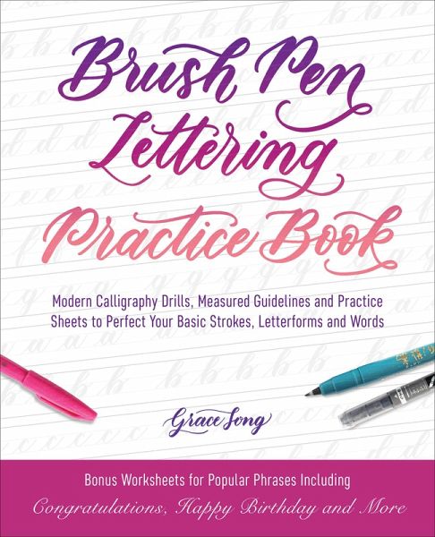 Brush Pen Lettering Practice Book (eBook, ePUB) Brush Pen Lettering Practice Book (eBook, ePUB)