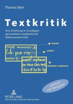 Textkritik (eBook, PDF) - Bein, Thomas
