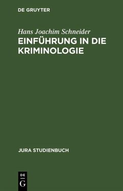 Einführung in die Kriminologie (eBook, PDF) - Schneider, Hans Joachim