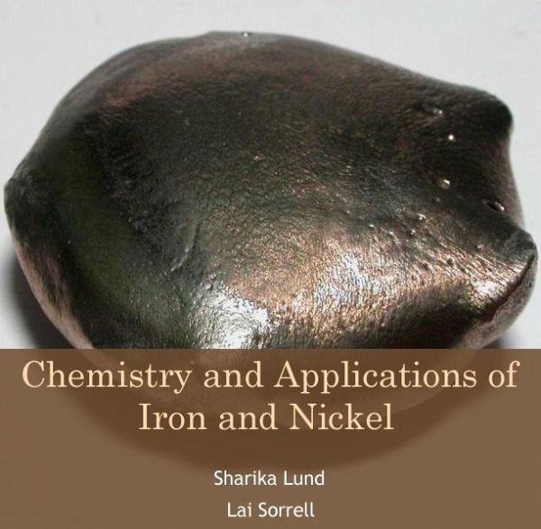 Chemistry and Applications of Iron and Nickel (eBook, PDF) Chemistry and Applications of Iron and Nickel (eBook, PDF)
