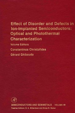Effect of Disorder and Defects in Ion-Implanted Semiconductors: Optical and Photothermal Characterization (eBook, PDF)