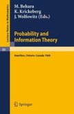 Probability and Information Theory (eBook, PDF)