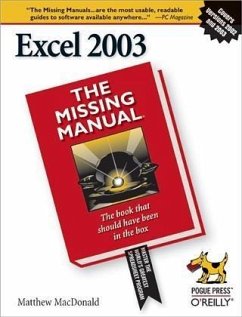 Excel 2003: The Missing Manual (eBook, PDF) - Macdonald, Matthew