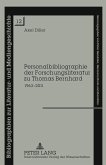 Personalbibliographie der Forschungsliteratur zu Thomas Bernhard (eBook, PDF)