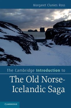 Cambridge Introduction to the Old Norse-Icelandic Saga (eBook, ePUB) - Ross, Margaret Clunies