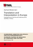 Translation and Interpretation in Europe (eBook, ePUB)