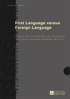 First Language versus Foreign Language (eBook, PDF) - Breuer, Esther