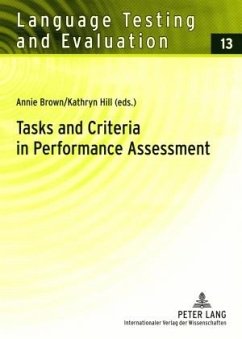 Tasks and Criteria in Performance Assessment (eBook, PDF)