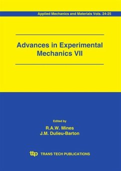 Advances in Experimental Mechanics VII (eBook, PDF)