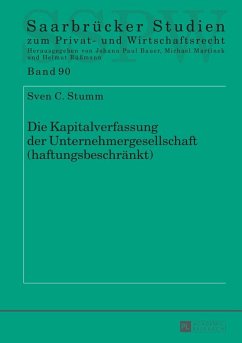 Die Kapitalverfassung der Unternehmergesellschaft (haftungsbeschraenkt) (eBook, ePUB) - Sven C. Stumm, Stumm