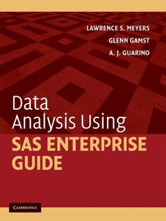 Data Analysis Using SAS Enterprise Guide (eBook, ePUB) - Meyers, Lawrence S.