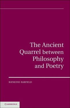 Ancient Quarrel Between Philosophy and Poetry (eBook, ePUB) - Barfield, Raymond