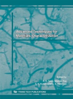 Cover Advanced Techniques for Materials Characterization (eBook, PDF)
