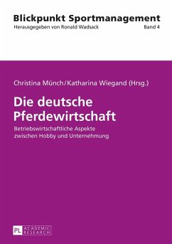 Die deutsche Pferdewirtschaft (eBook, ePUB)