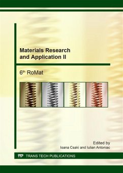 Cover Materials Research and Application II (eBook, PDF)