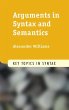 Arguments in Syntax and Semantics... - Bild 1