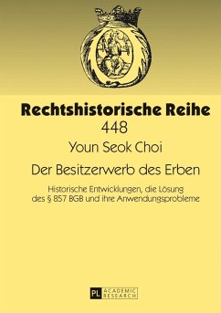 Der Besitzerwerb des Erben (eBook, PDF) - Choi, Youn Seok