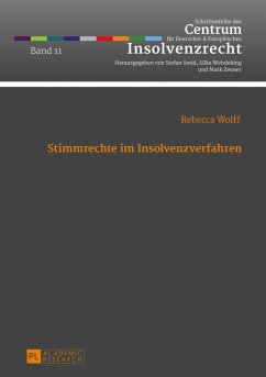 Stimmrechte im Insolvenzverfahren (eBook, PDF) - Wolff, Rebecca