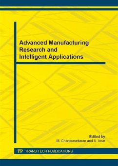 Cover Advanced Manufacturing Research and Intelligent Applications (eBook, PDF)