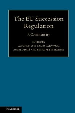 EU Succession Regulation (eBook, PDF)