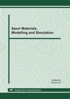 Cover Sport Materials, Modelling and Simulation (eBook, PDF)