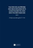 Nachschlagewerk des Reichsgerichts - Gesetzgebung des Deutschen Reichs (eBook, PDF)