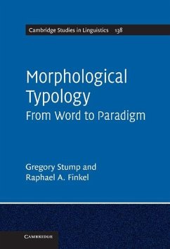 Cover Morphological Typology (eBook, ePUB)