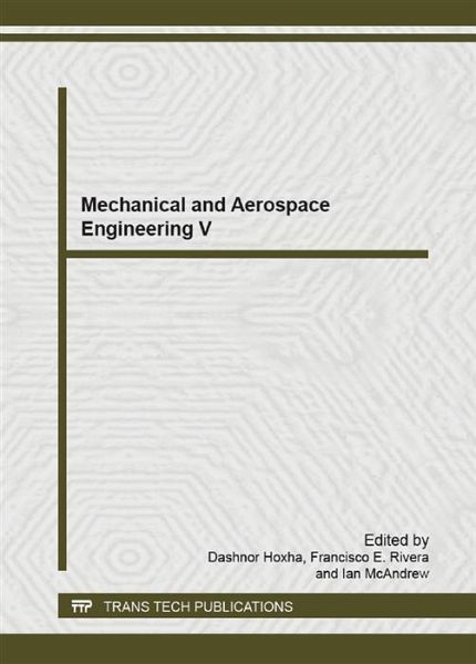 Mechanical and Aerospace Engineering V (eBook, PDF) Mechanical and Aerospace Engineering V (eBook, PDF)
