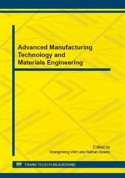 Advanced Manufacturing Technology and Materials Engineering (eBook, PDF)