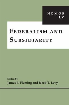 Cover Federalism and Subsidiarity (eBook, PDF)