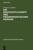 Die Geschichtlichkeit des frühromantischen Romans (eBook, PDF)