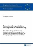 Patronatserklaerungen im Lichte der juengsten BGH-Rechtsprechung (eBook, PDF)