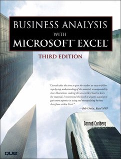 Business Analysis with Microsoft Excel (eBook, ePUB) - Carlberg, Conrad