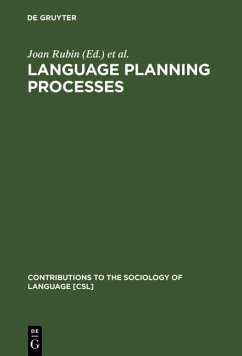 Language Planning Processes (eBook, PDF)