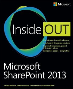 Microsoft SharePoint 2013 Inside Out (eBook, ePUB) - Shadravan, Darvish; Coventry, Penelope; Resing, Thomas; Wheeler, Christina
