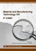 Material and Manufacturing Technology VIII (eBook, PDF)