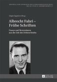 Albrecht Fabri - Fruehe Schriften (eBook, PDF)