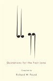Quotations for the Fast Lane (eBook, PDF)