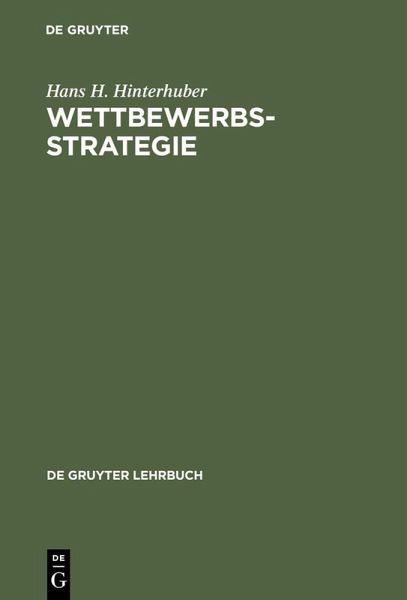 Wettbewerbsstrategie (eBook, PDF) Wettbewerbsstrategie (eBook, PDF)