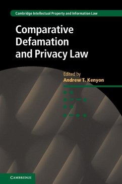 Cover Comparative Defamation and Privacy Law (eBook, ePUB)
