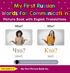 My First Russian Words for Communication Picture Book with English Translations (Teach & Learn Basic Russian words for Children, #18) (eBook, ePUB) - S., Veronika