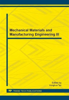 Cover Mechanical Materials and Manufacturing Engineering III (eBook, PDF)
