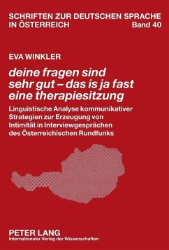 deine fragen sind sehr gut - das is ja fast eine therapiesitzung (eBook, PDF) - Winkler, Eva