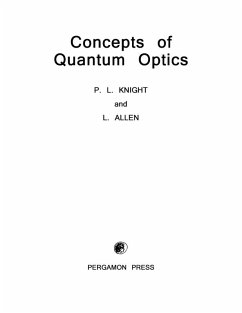 Concepts of Quantum Optics (eBook, PDF) - Knight, P. L.; Allen, L.