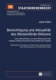 Berechtigung und Aktualitaet des Boeckenfoerde-Diktums (eBook, PDF)