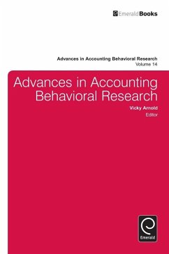 Cover Advances in Accounting Behavioral Research (eBook, PDF)