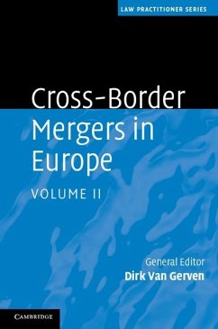 Cross-Border Mergers in Europe: Volume 2 (eBook, ePUB)