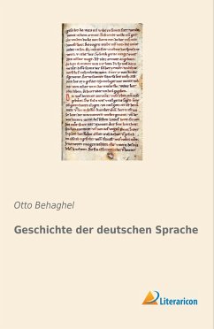 Geschichte der deutschen Sprache - Behaghel, Otto