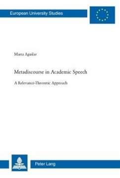 Metadiscourse in Academic Speech (eBook, PDF) - Aguilar, Marta